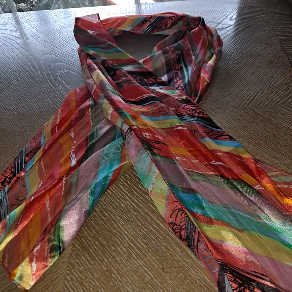 Gorgeous  scarf multi colored - Picture 2 of 10